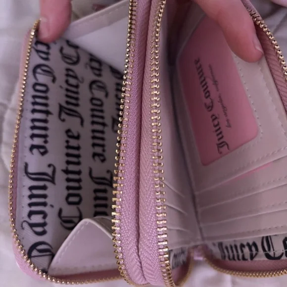 Juicy Couture Pink Shoulder Bag and Wallet Set